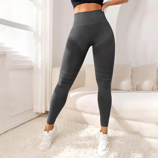 Women Fitness Leggings High Waist Seamless Leggings Sportswear Breathable Feamle Workout Legging - MANDOTOS