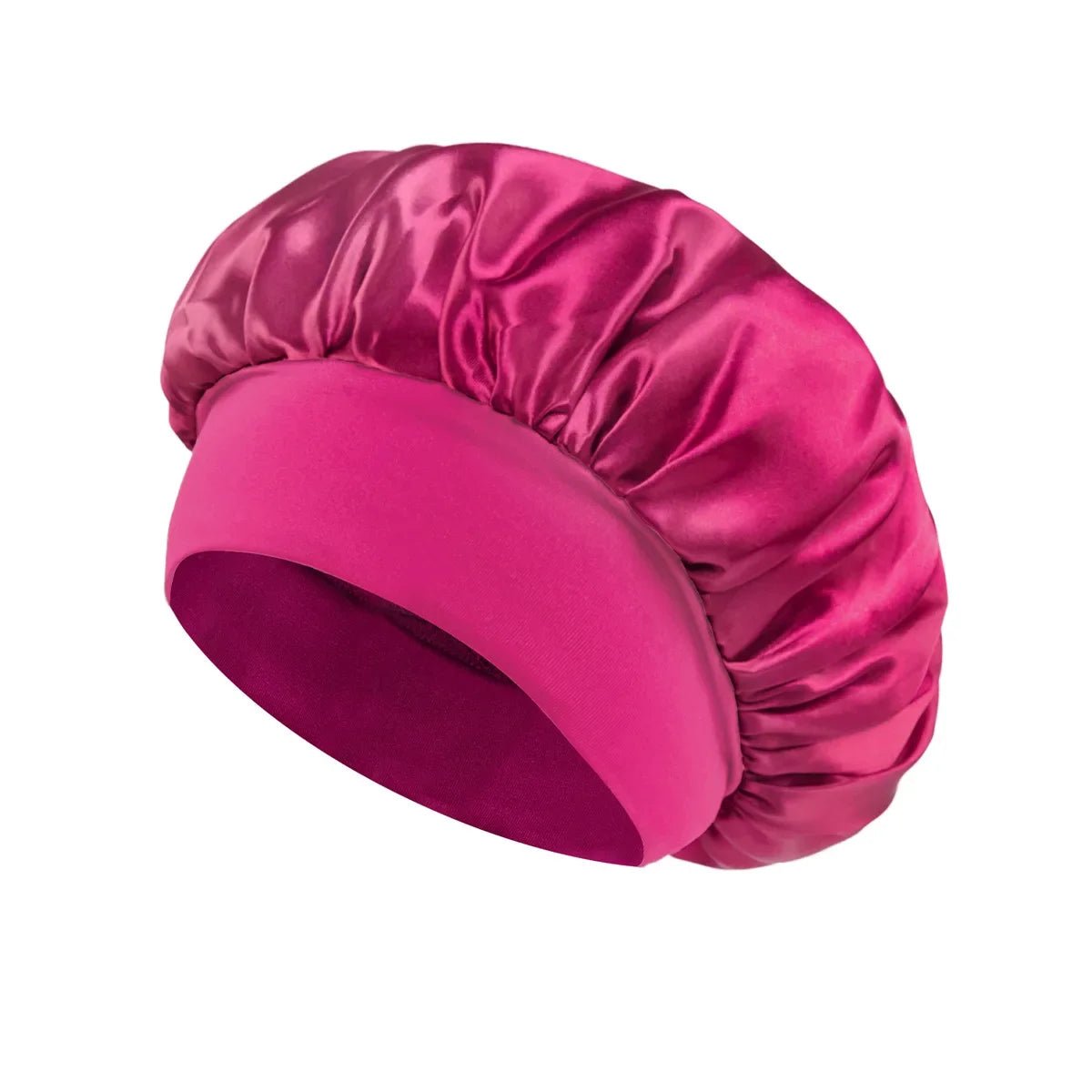 Silk Wide-brimmed Bonnet for Sleeping Hair Care - Women Satin - MANDOTOS INTERNATIONAL