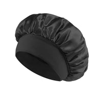 Silk Wide-brimmed Bonnet for Sleeping Hair Care - Women Satin - MANDOTOS INTERNATIONAL