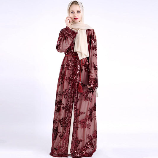 Women Short Sleeve Printed Flower Dress Ladies Long Dresses - MANDOTOS