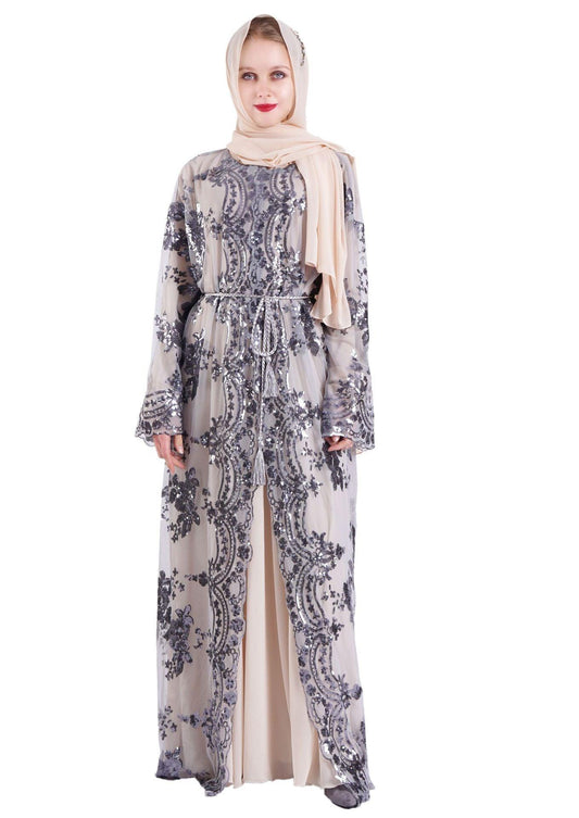 Women Short Sleeve Printed Flower Dress Ladies Long Dresses - MANDOTOS