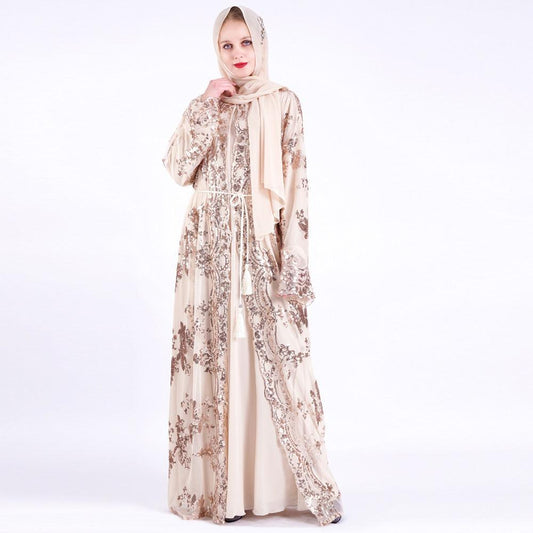 Women Short Sleeve Printed Flower Dress Ladies Long Dresses - MANDOTOS