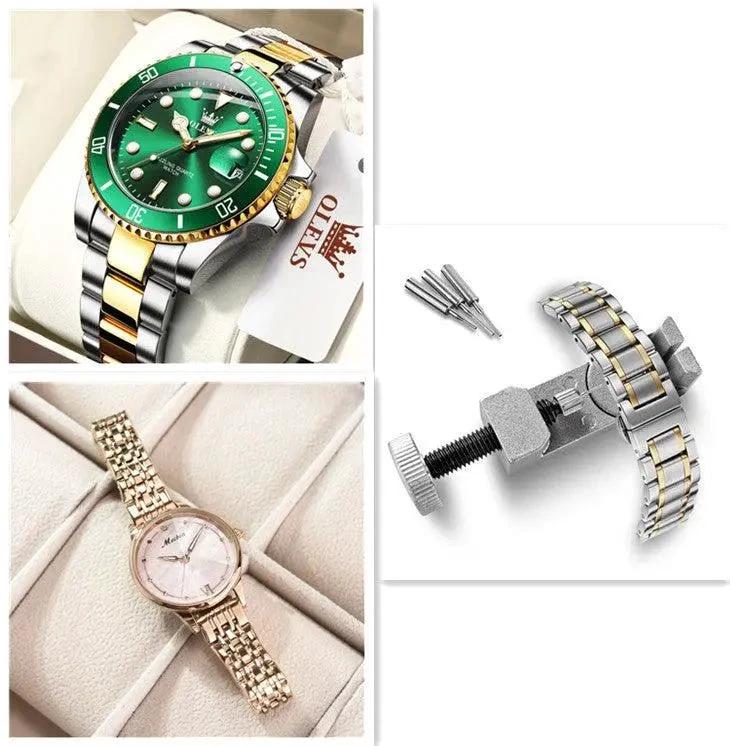 Women Watches Luxury Brand Fashion Casual Ladies Watch Women Quartz Diamond Geneva Lady Bracelet Wrist Watches For Women - MANDOTOS
