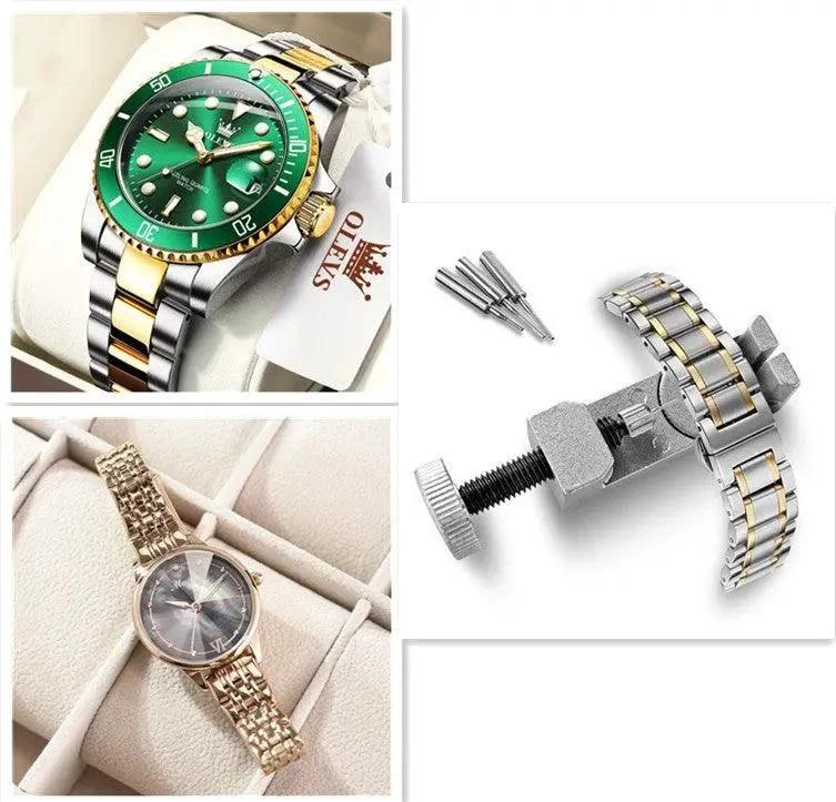 Women Watches Luxury Brand Fashion Casual Ladies Watch Women Quartz Diamond Geneva Lady Bracelet Wrist Watches For Women - MANDOTOS