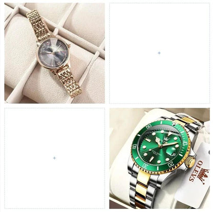 Women Watches Luxury Brand Fashion Casual Ladies Watch Women Quartz Diamond Geneva Lady Bracelet Wrist Watches For Women - MANDOTOS