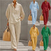 Women’s Casual Shirt and Full-Length Pants Set - MANDOTOS INTERNATIONALcasualwear