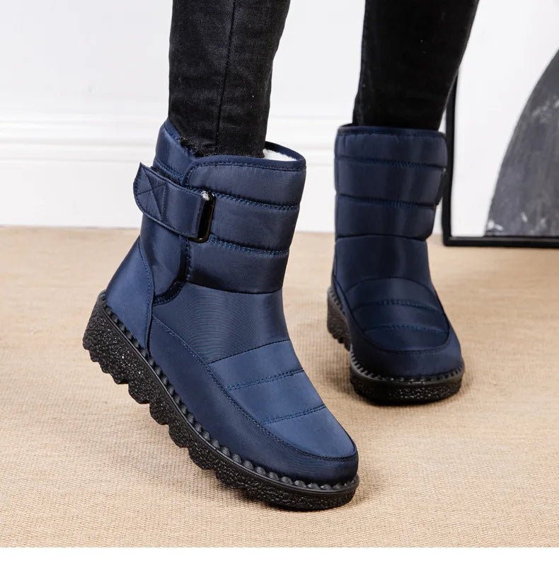 Women's Waterproof Winter Snow Boots | Non Slip Ankle Boots | Warm Platform Shoes - MANDOTOS INTERNATIONAL