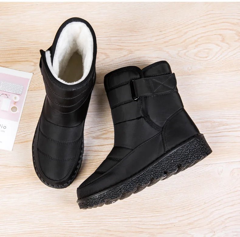 Women's Waterproof Winter Snow Boots | Non Slip Ankle Boots | Warm Platform Shoes - MANDOTOS INTERNATIONAL