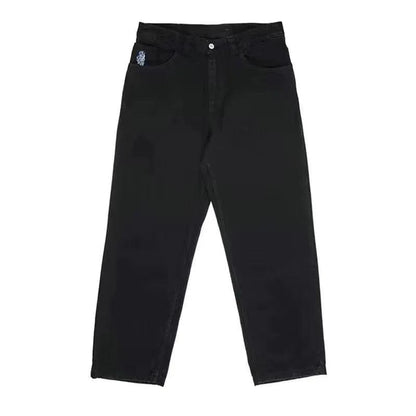 Y2K Big boy Jeans for Men Streetwear Baggy Jeans Embroidery Denim Leisure Simple Dime Pants Women Jeans Mujer Hot traf jean - MANDOTOS