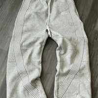 Y2k Embroidered Black Gray Casual Pants Camo Functional Tactical Functional Men's Women's Premium Jogging Drawstring Sweatpants - MANDOTOS INTERNATIONAL