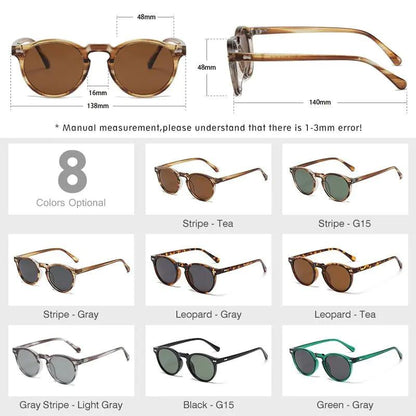 Chic Round UV-Block Sunglasses - MANDOTOS