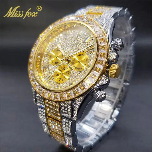 Gold Luxe Men's Waterproof Watch - MANDOTOS